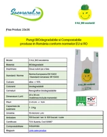 fisa pungi biodegradabile 6-7 kg - 33x60 cm